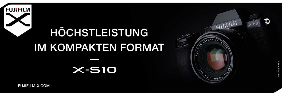 Höchstleistung im kompakten Format – die spiegellose Systemkamera FUJIFILM X-S10