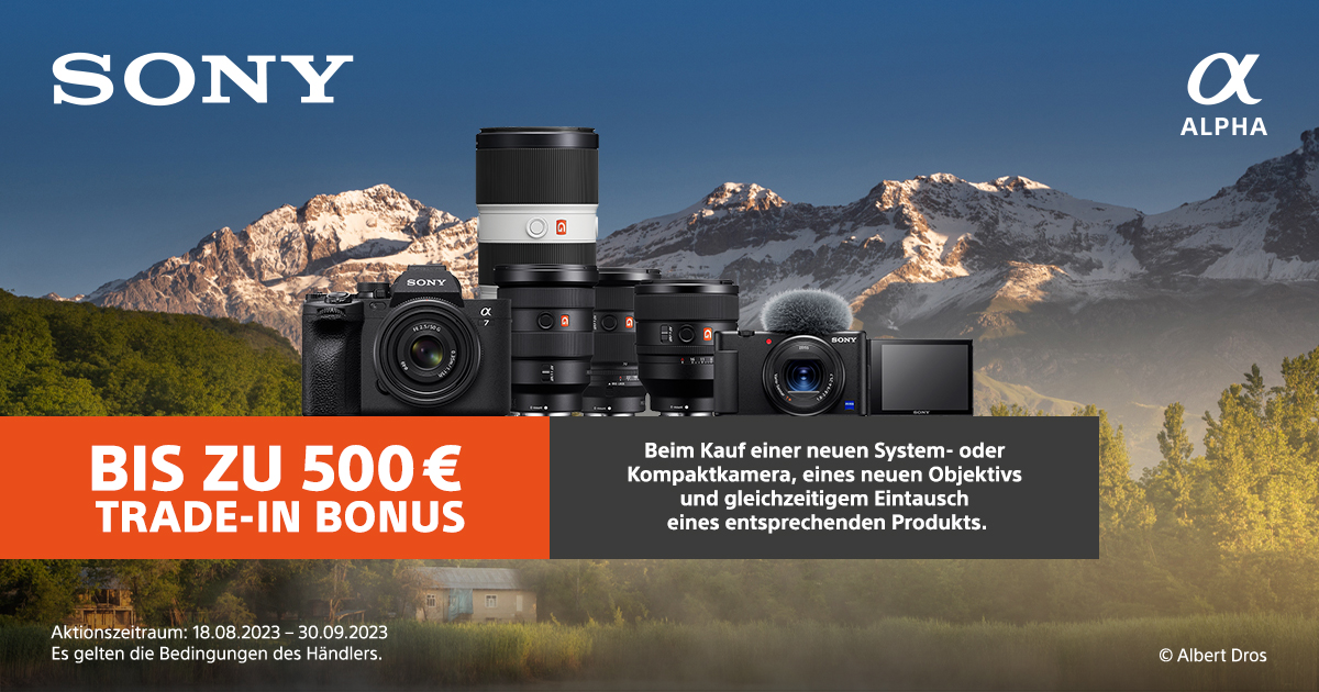 Sony Trade in Aktion