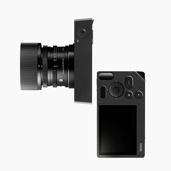 Sigma BF mit Objektiv in schwarz