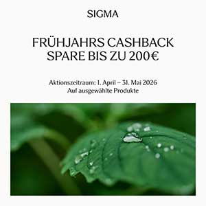 Sigma Cashback Aktion