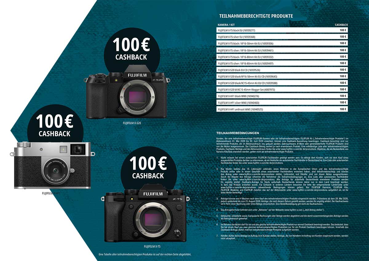 Fujifilm Cashback