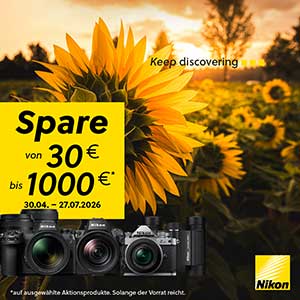 Nikon Sommer Sofort Rabatt Aktion